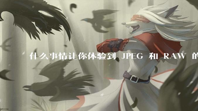 什么事情让你体验到 JPEG 和 RAW 的差别？