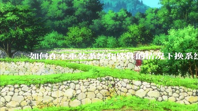 如何在不重装系统和软件的情况下换系统盘？