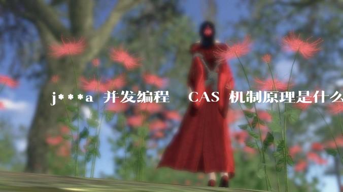 j***a 并发编程  CAS 机制原理是什么？