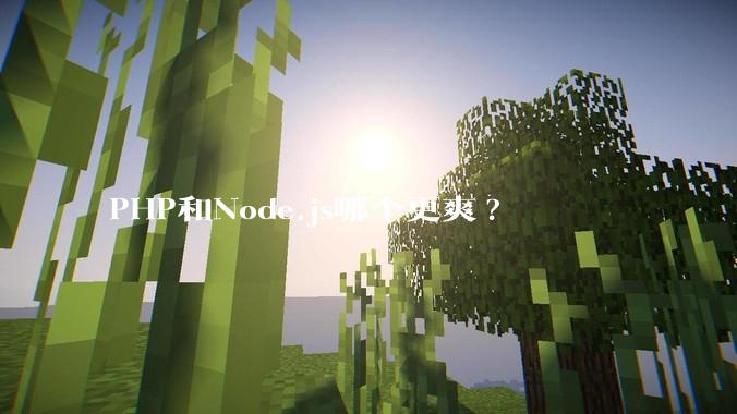 PHP和Node.js哪个更爽?