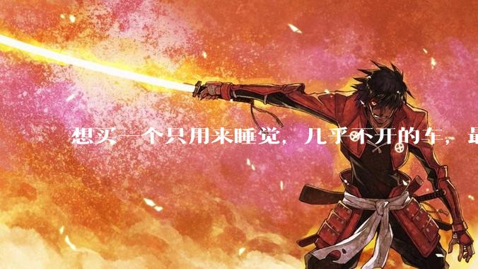 想买一个只用来睡觉，几乎不开的车，最低成本是多少？